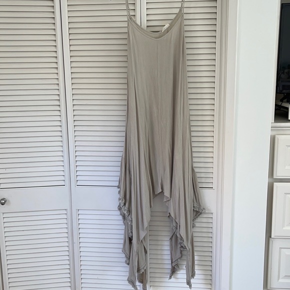 Handkerchief spaghetti strap dress